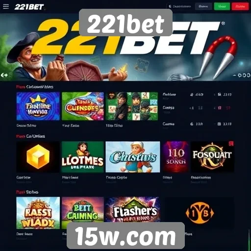 Análise das opções de jogos disponíveis no 221bet