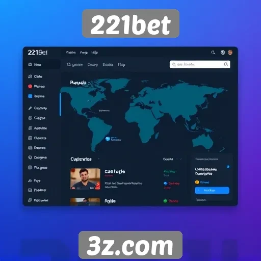 Interface do usuário da 221bet é intuitiva